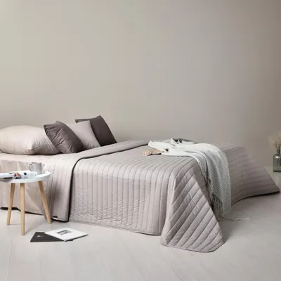 Produktbild von Wende-Tagesdecke Living Trend 240x260 Taupe hell