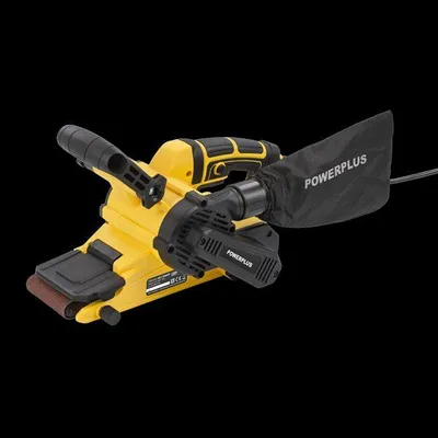 Produktbild von Bandschleifer, 900 W, 533 x 76 mm Schleifband, 75 x 135 mm Schleiffläche, Variable Geschwindigkeit, Inkl. Koffer & 3 Zubehörteilen