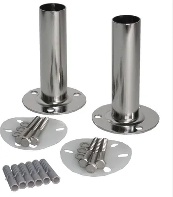 Produktbild von Astral Pool V2A Leiterendstücke, 1 Paar Montageset