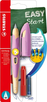 Produktbild von STABILO EASYbirdy Pastel L mit Feder M soft pink/apricot 4006381568968