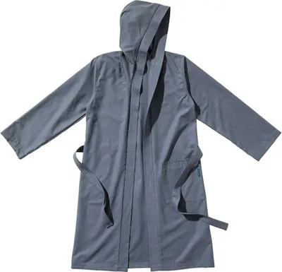 Produktbild von Cocoon Ultralight Bademantel mit Kapuze anchor grey S