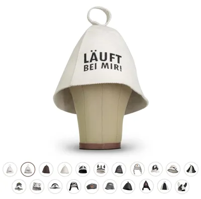 Immagine prodotto di Cappello in feltro per sauna, unisex, taglia unica, ideale per la sauna
