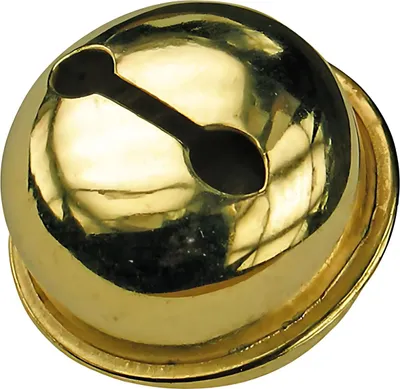 Produktbild von Glorex Rollenglöckchen 18 mm goldfarben, 8 Stück