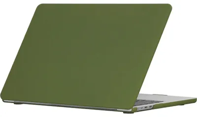 Produktbild von Mobigear Cream Matte Schutzhülle für MacBook Air 13 Zoll (2022-2026), Hartschale, Grün - Modell A2681 / A3113 / A3240 / A3449