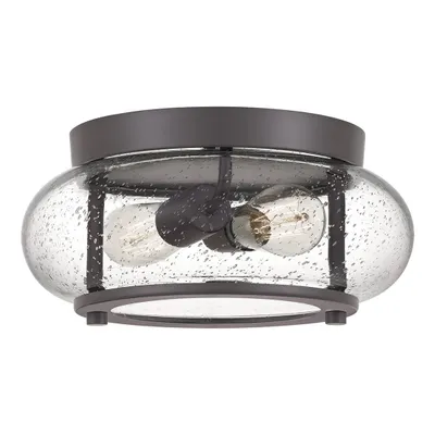 Image de Plafonnier Elstead Trilogy E27 double, bronze antique