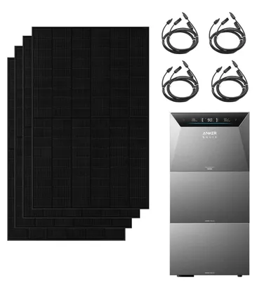 Produktbild von Anker Solix 2000W Balkonkraftwerk mit 4×500Wp Solar Modulen inkl. Anker Solarbank 4 Pro Speicher 5024Wh mit 2 BP5000 Erweiterungsakku