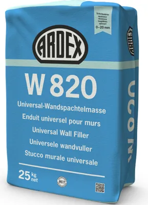 Produktbild von ARDEX W 820 Superfinish Wandspachtel Spachtelmasse Gipsspachtelmasse  25 KG
