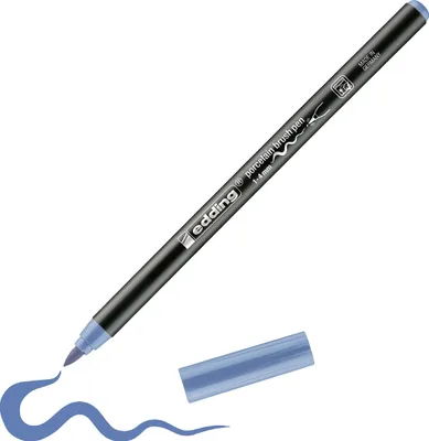 Produktbild von Edding Porzellanpinselstift 4200 1-4 mm blauviolett
