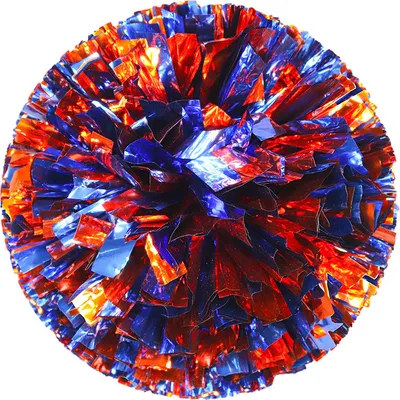 Produktbild von 6 Stück Cheerleading-Pom-Poms Mit Einfach Zu Greifendem Ring, Sport-Tanz-Cheer-Plastik-Pom-Poms Cheerleading Für Sport-Teamgeist-Jubel(Gold & Blau)
