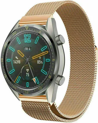 Produktbild von Strap-it Huawei Watch GT 2 Milanese Armband (Roségold)