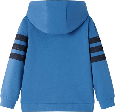 Produktbild von vidaXL Kinder-Kapuzenpullover Blau 128
