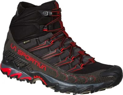 Image de Ultra Raptor II Mid GTX, Chaussures de randonnée en montagne, 45.5, Noir/Goji (Noir) - La Sportiva