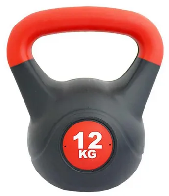 Zdjęcie produktu dla Kettlebell Softee Pvc 12 kg czarny 12 kg czarny 12 kg