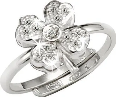 Produktbild von Scout Kinder Ring Silberring Silber Kleeblatt Mädchen 263011100
