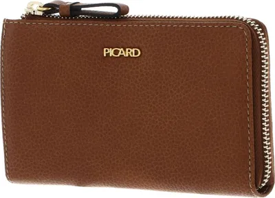 Image de PICARD porte-monnaie Calico 1 Zip Around Wallet Cognac brun
