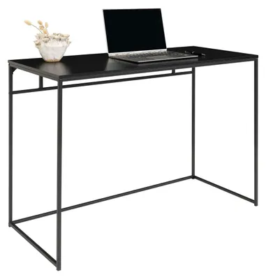 Immagine prodotto di Scrivania Vita in nero con struttura in acciaio, 100×45×75 cm