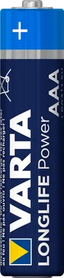 Produktbild von Varta Alkaline, 1.5 V, AAA, Einwegbatterie, AAA, Alkali, 1,5 V, 10 Stück(e), Zylindrische