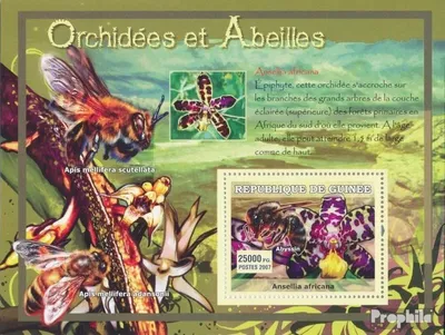 Produktbild von Briefmarken Guinea 2007 Mi Block 1181 (kompl. Ausgabe) postfrisch Ansellia africana