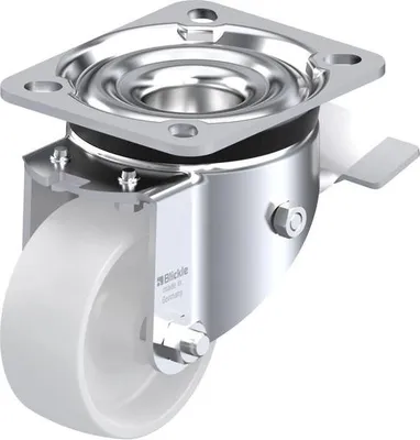 Obrázek produktu pro Blickle 274530 LK-PO 75G-ST Otočné kolečko s brzdami Průměr kolečka: 75 mm Nosnost (max.): 200 kg 1ks.