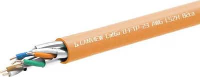 Productafbeelding van Lanview LVN122153, 305 meter, Cat6a, U/FTP (STP), oranje