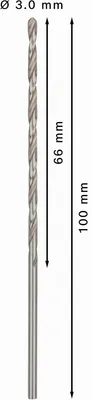 Obrázek produktu pro Bosch PRO Spiralbohrer, 3mm, HSS-G, 5-teilig, für Metall, mit 135° Spitzenwinkel