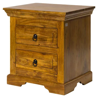 Immagine prodotto di MASSIVMOEBEL24 | OXFORD #0905 Comodino in legno di acacia - laccato / miele 52x40x54