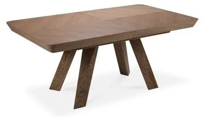 Produktbild von Masseno Ausziehbar Esstisch QUERCIA 180 - 380 cm x 100 cm Rechteckig Tisch für Wohnzimmer, Küche, Braun