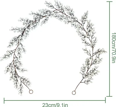 Immagine prodotto di Decorazione da tavolo con ghirlanda natalizia artificiale