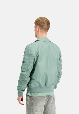 Immagine prodotto di Giacca bomber leggera da uomo Alpha Industries, modello CWU-36/P TT, colore verde "Frost", taglia XL