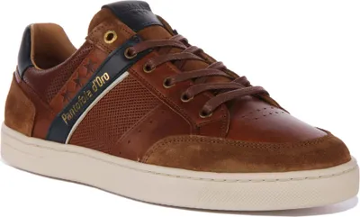 Produktbild von Pantofola D'Oro Vicenza Uomo Low Herren Schnürung Wildleder Leder Turnschuhe Braun – undefined / Braun