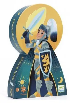 Image de Puzzle Djeco : Le chevalier de la pleine lune - 36 pièces