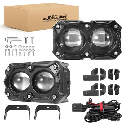 Produktbild von 2x Zusatzscheinwerfer Motorrad LED Nebelscheinwerfer LED Arbeitssch for Motorrad