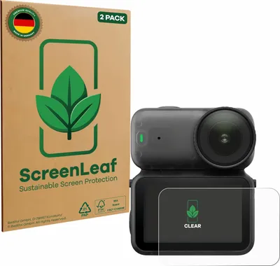 Produktbild von 2x ScreenLeaf Schutzfolie für DJI Osmo Nano nachhaltiger Displayschutz Display Schutz Folie Klar Transparent