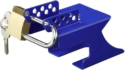 Image de Serrure d'accouplement avec cadenas sous blister