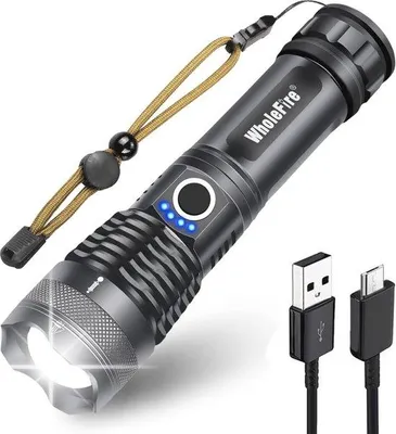 Obrázek produktu pro Svítilna 10 000 lumenů, vodotěsná, dobíjecí přes USB, na kempování
