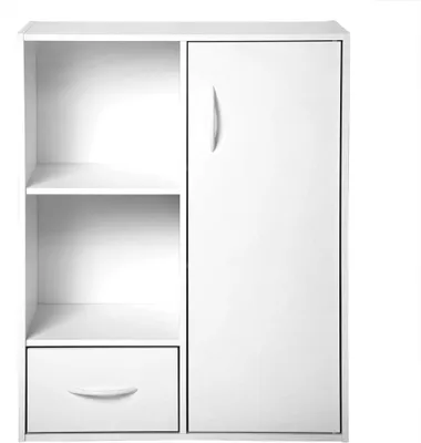 Immagine prodotto di Calicosy - Scaffale portaoggetti 2 armadietti con 1 cassetto e 1 armadio - L61,5 cm