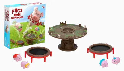 Image de GOLIATH Cochons sur un trampoline (EN) 54739