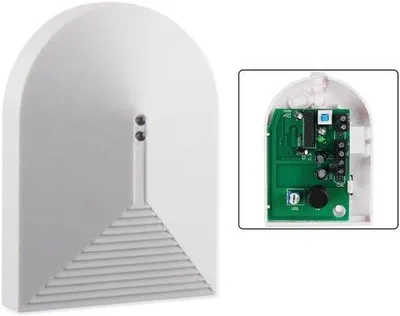 Productafbeelding van Glasbreuksensor - Alarm sensor - Beveiliging huis - Huisdier immuun - 90 x 66 x 25 mm - Wit