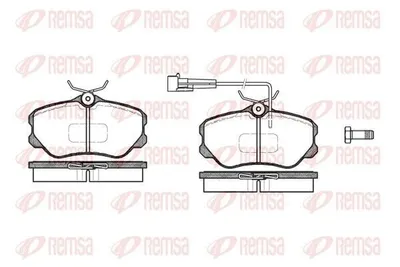 Produktbild von REMSA Bremsbeläge Satz Vorne Bremsklötze für FIAT COUPE (FA/175) 0303.02