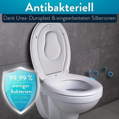 Produktbild von Famanu WC-Sitz mit abnehmbarem Kindersitz - Magnetisch