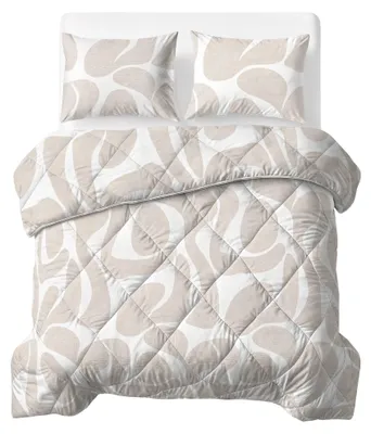 Immagine prodotto di Sleeptime, coperta trapuntata "Lazy", colore taupe/beige, dimensioni 240 x 200 cm, con federe