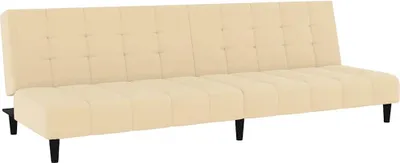 Produktbild von vidaXL Schlafsofa 2-Sitzer Creme Samt