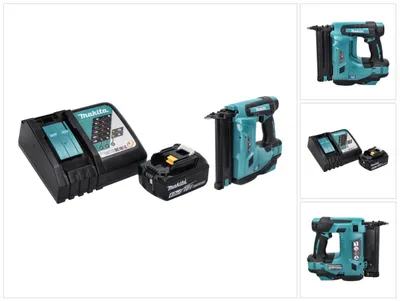 Produktbild von Makita DBN 500 RG1 Akku Stauchkopfnagler 18 V 15-50 mm + 1x Akku 6,0 Ah + Ladegerät
