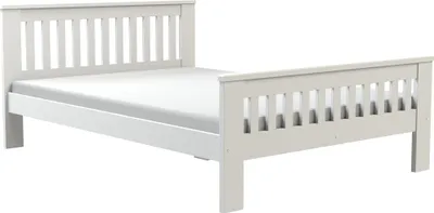 Obrázok produktu pre MINIO Posteľ 140 cm LAURO Biele borovicové drevo