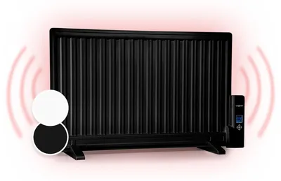 Produktbild von oneConcept Elektroheizung, Ölradiator für Schnelle Wärme, Heizung Elektrisch zur Wandmontage, Mobiler Heizkörper mit Thermostat, Leiser Öl-Radiator Energiesparend, Elektrische Heizgeräte 800 Watt