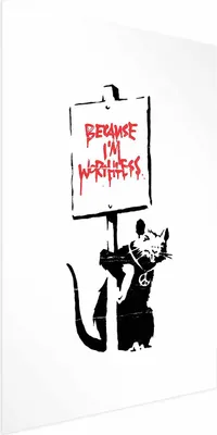 Produktbild von Posterpapier Poster - Because I'm Worthless 40x60 cm Streetart g-C-0149-ao-a