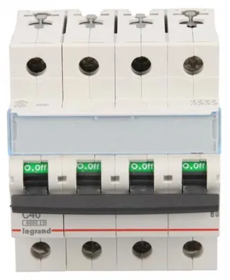 Imagen del producto de Legrand TX3, interruptor automático en miniatura, tipo C, grado de protección IP20, 240 - 415 V