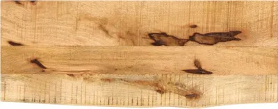 Zdjęcie produktu dla Blat stołu, 90x30x2,5cm, naturalna krawędź, surowe drewno mango