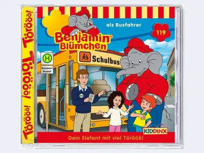 Produktbild von CD Benjamin Blümchen #119 als Busfahrer