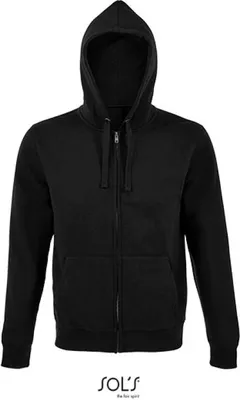 Produktbild von SOLs 03105 | Herren Jacke MenŽs Zip Hoodie Spike - Farbe: Black - Größe: M